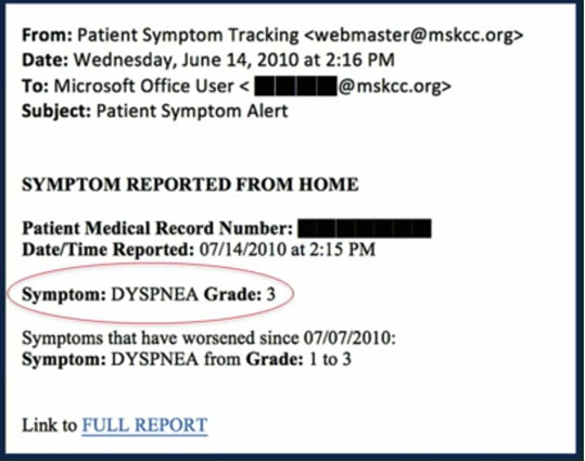 Patient Symptom Alert